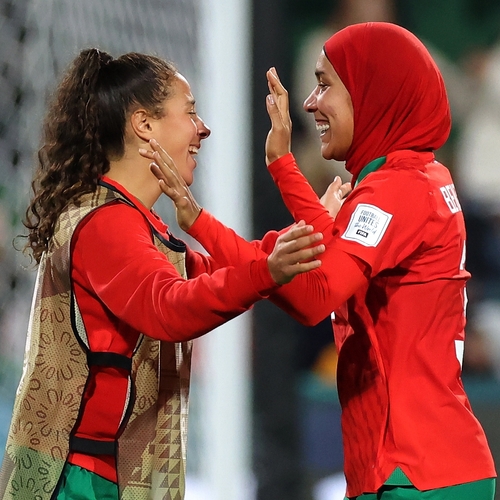 Voor de Marokkaanse vrouw is dit meer dan een potje voetbal