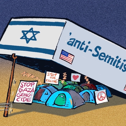 VS smoort vrije meningsuiting van studenten die protesteren tegen Israëlische onderdrukking