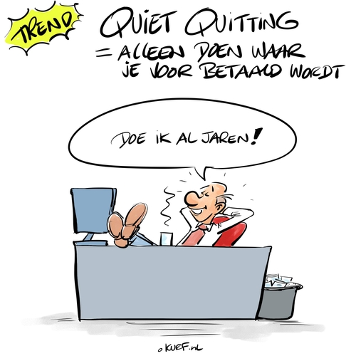 Nieuwe trend: quiet quitting