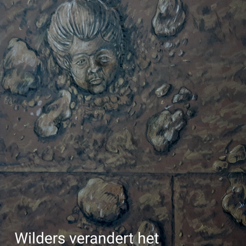 De bruine wand in de Tweede Kamer