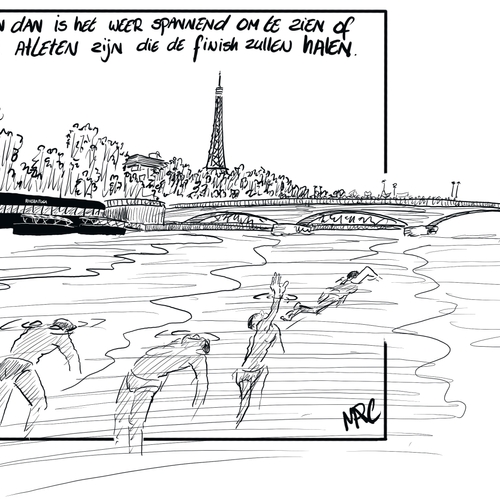 Water van de Seine nog te vies voor Olympische zwemmers