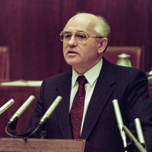 Afbeelding van Michail Gorbatsjov, vredestichter en laatste president van de Sovjet-Unie overleden