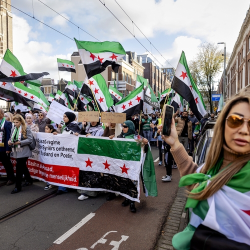 Syriërs de straat op uit protest tegen harteloze deportatieplannen kabinet-Wilders