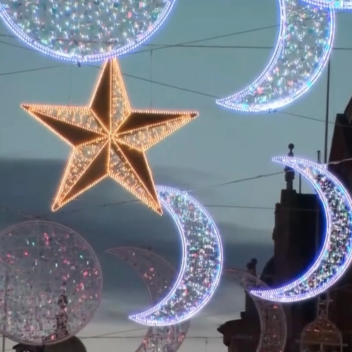 Na kerstverlichting nu ook ramadanverlichting in de binnenstad