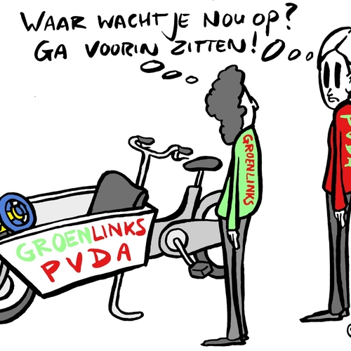 Wie neemt de leiding bij de combinatie GroenLinks-PvdA?