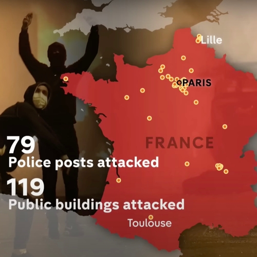 Weer een nacht vol geweld in Frankrijk, toerisme-industrie vreest gevolgen rellen