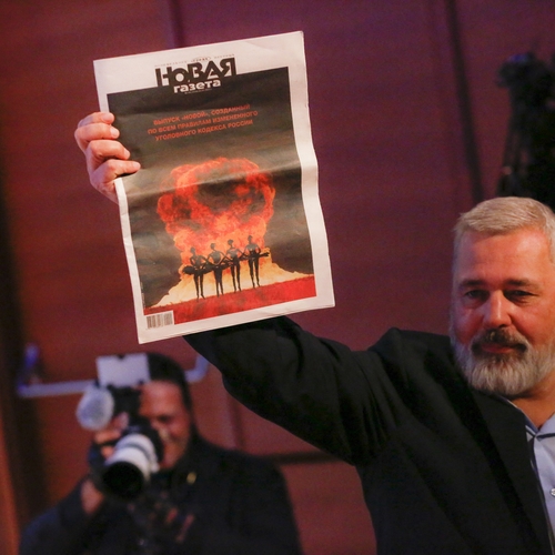 Afbeelding van Rusland verbiedt kritische krant Novaja Gazeta, vrijwel geen onafhankelijke media meer over