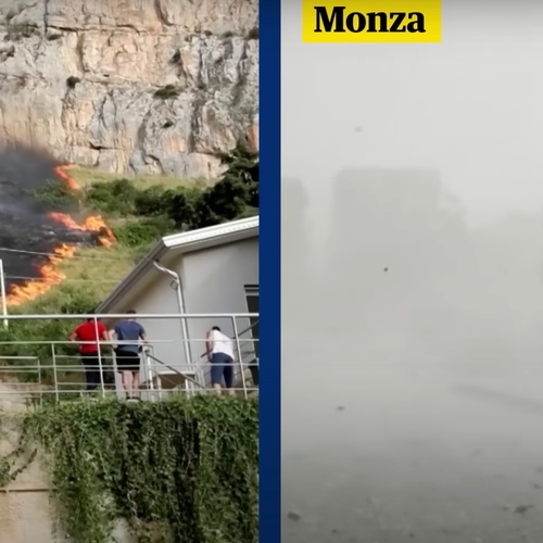 Hagelstormen, bosbranden en klimaatontkenners teisteren Zuid-Europa