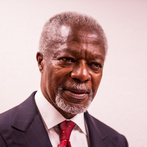 Afbeelding van Nobelprijswinnaar en VN-leider Kofi Annan overleden