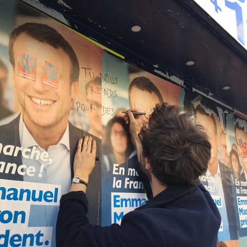 Macron wordt onterecht heilig verklaard, de vernieuwing komt van links