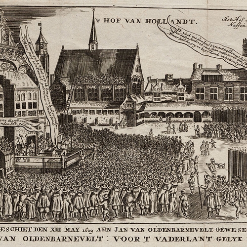 Grandioos theater over de executie van Van Oldenbarnevelt