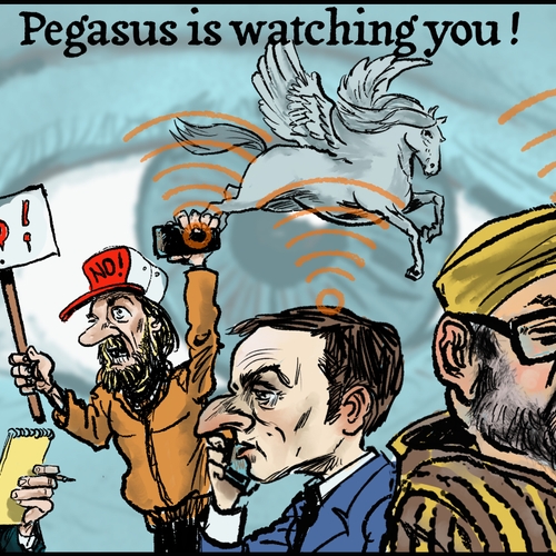 Pegasus is watching