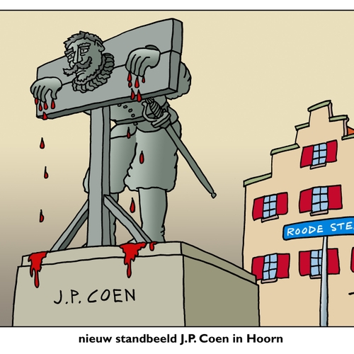 Nieuw standbeeld J.P. Coen in Hoorn