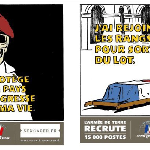 Afbeelding van Cartoons Charlie Hebdo over dode soldaten: Franse stafchef boos
