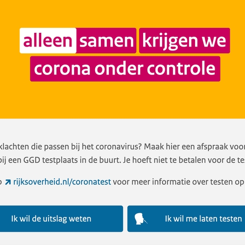 GGD blundert weer met ict, ministerie dreigt coronatest.nl offline te halen