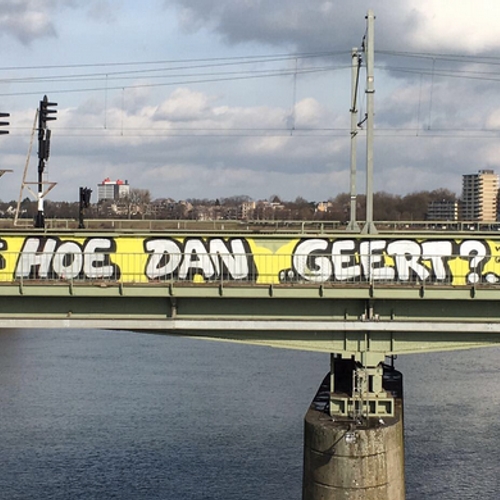 'Hoe dan, Geert?' Venlo mag voorlopig nog van enorme graffiti genieten
