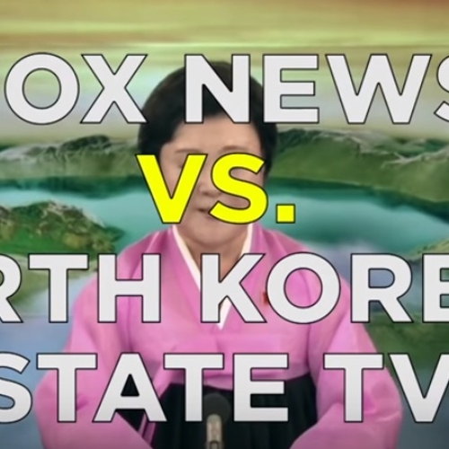 Afbeelding van Wie wint de propagandawedstrijd: Fox of de Noord-Koreaanse staatstelevisie?