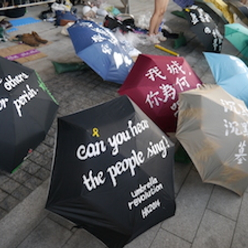 Hongkong-protest is geen Plein van de Hemelse Vrede