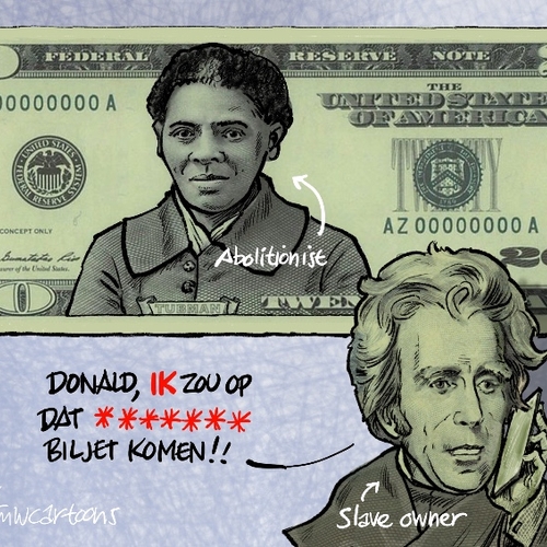 Harriet Tubman op het biljet van 20 dollar