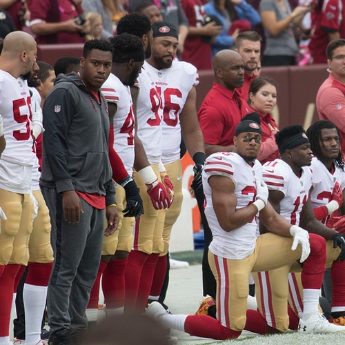 Afbeelding van NFL: 'Respect voor het volkslied - of in de kleedkamer blijven'