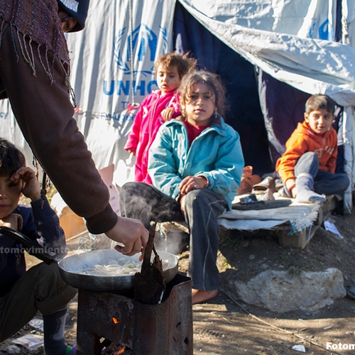 Afbeelding van Menselijk lijden op Lesbos moet andere vluchtelingen afschrikken