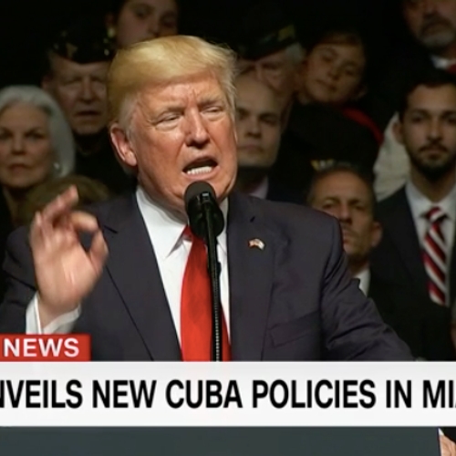 Trump zet streep door Obama's historische verdrag met Cuba
