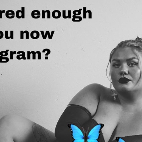 Instagram verwijdert foto’s dik model, Facebook censureert bericht erover
