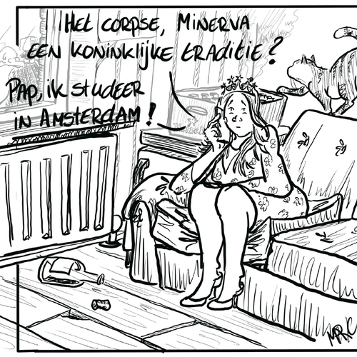 Amalia gaat niet bij het corps