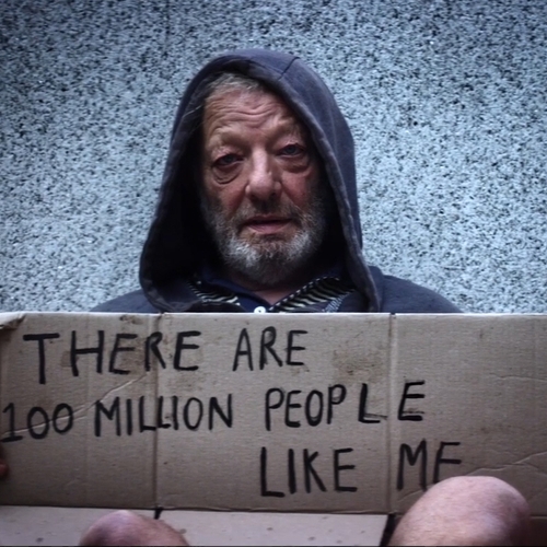 Afbeelding van Uit solidariteit met daklozen sliepen tienduizenden mensen op straat
