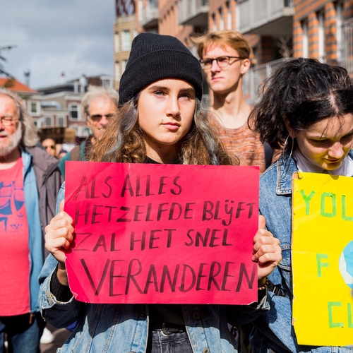 Afbeelding van Jongeren staken weer voor het klimaat, CDA wil inperking demonstratierecht
