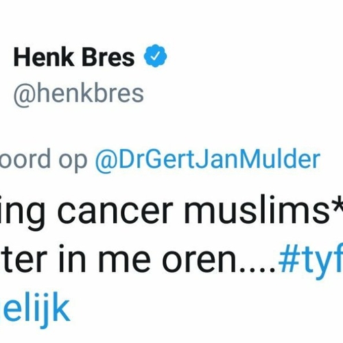 Afbeelding van PVV-lijstduwer Henk Bres raakt column kwijt om 'cancer muslims'