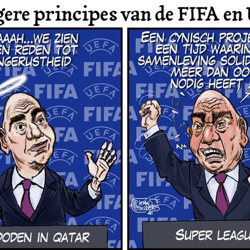 De hogere principes van de FIFA en UEFA
