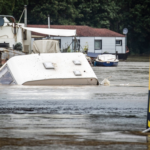 Afbeelding van Overstromingen Nederland, Duitsland en België direct gevolg klimaatcrisis