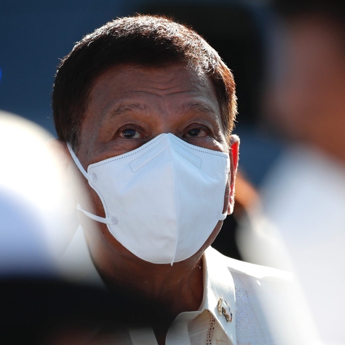 Afbeelding van Filipijnse president Duterte wil ongevaccineerden opsluiten