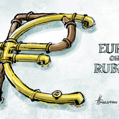 Euro's of toch roebels voor gas?