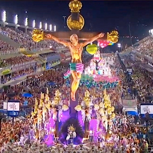 The Passion? Op het carnaval in Rio danst dit jaar de Jezus van het Volk