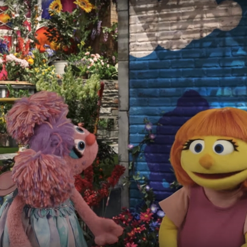 Afbeelding van Sesamstraat introduceert autistische Muppet