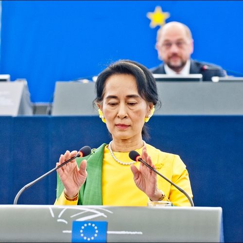 Europarlement baalt van vredesprijs Aung San Suu Kyi