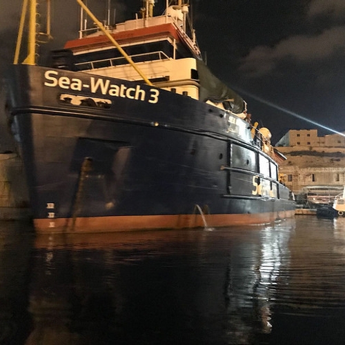 Afbeelding van Reddingsschip Sea-Watch 3 mag Siciliaanse haven niet verlaten