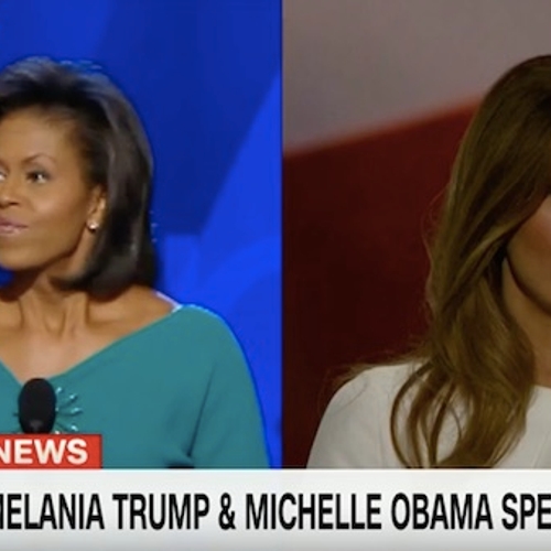 Zoek de verschillen: Melania Trump plagieert speech Michelle Obama