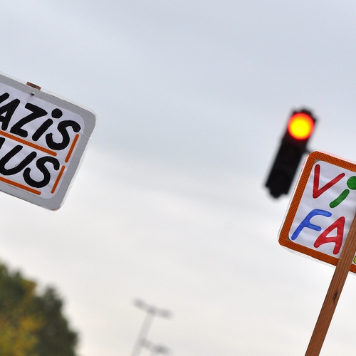 Hanauers maken harde vuist tegen rechts-extremisme: 'Nazis Raus!'