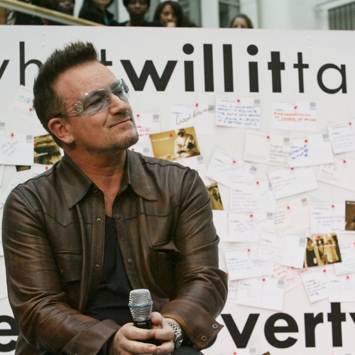 Zelfs Bono....