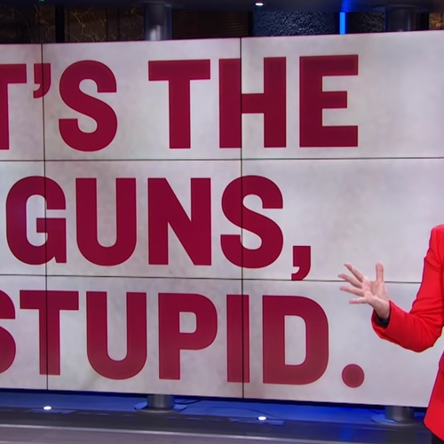 Samantha Bee over vuurwapengeweld: It's the guns stupid!