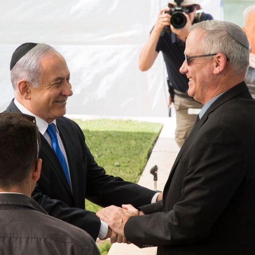 Gantz staat open voor eenheidsregering met Netanyahu