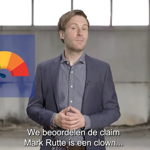 Afbeelding van Factcheck: Is Mark Rutte een clown?