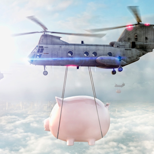'Geef alle burgers 7000 euro 'helikoptergeld' om uit de crisis te komen'