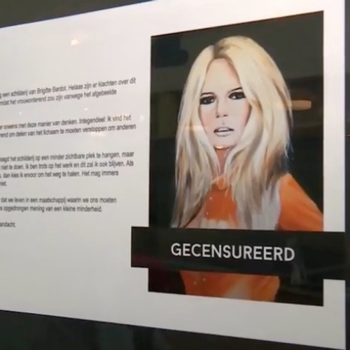 Gezondheidscentrum Almere censureert boezem Brigitte Bardot