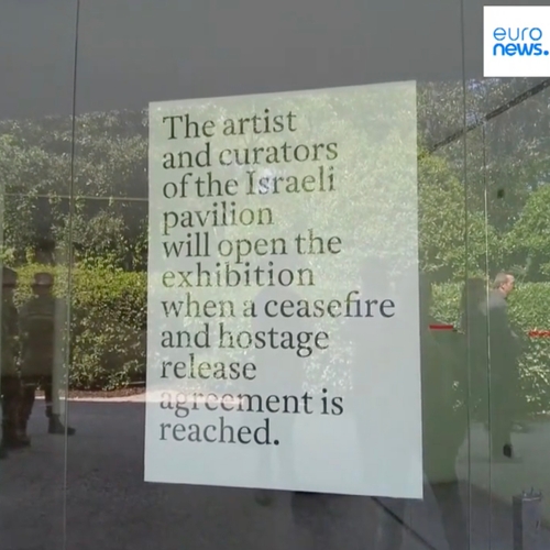 Israëlische kunstenaar weigert Biënnale-paviljoen te openen uit protest tegen de oorlog