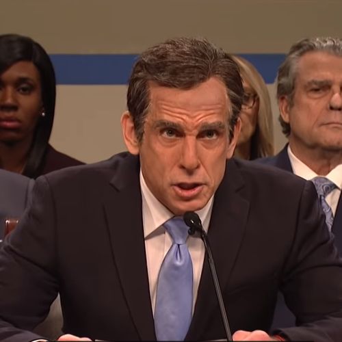 Afbeelding van Een parodie op een freakshow, SNL over de getuigenis van Cohen tegen Trump