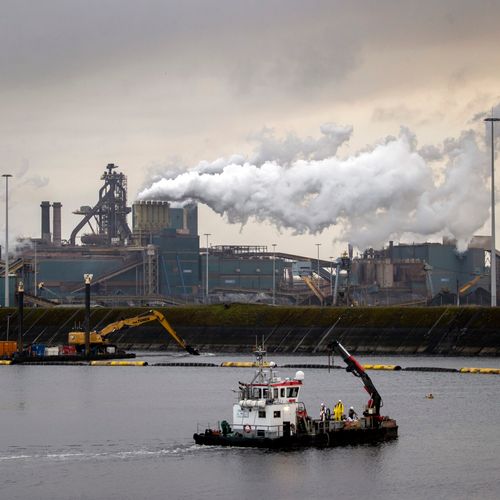Afbeelding van 'Tata Steel dumpt grote hoeveelheden schadelijk afval in Noordzee'